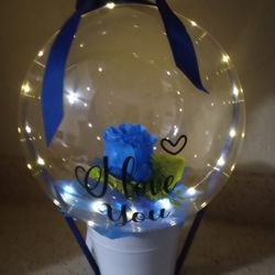 Valentines Day  .Gift . Artificial Blue* Rose  $30.  Love Amistad. February 14  