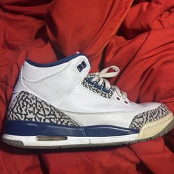 Air jordan 3 retro OG true blue 2016 worn