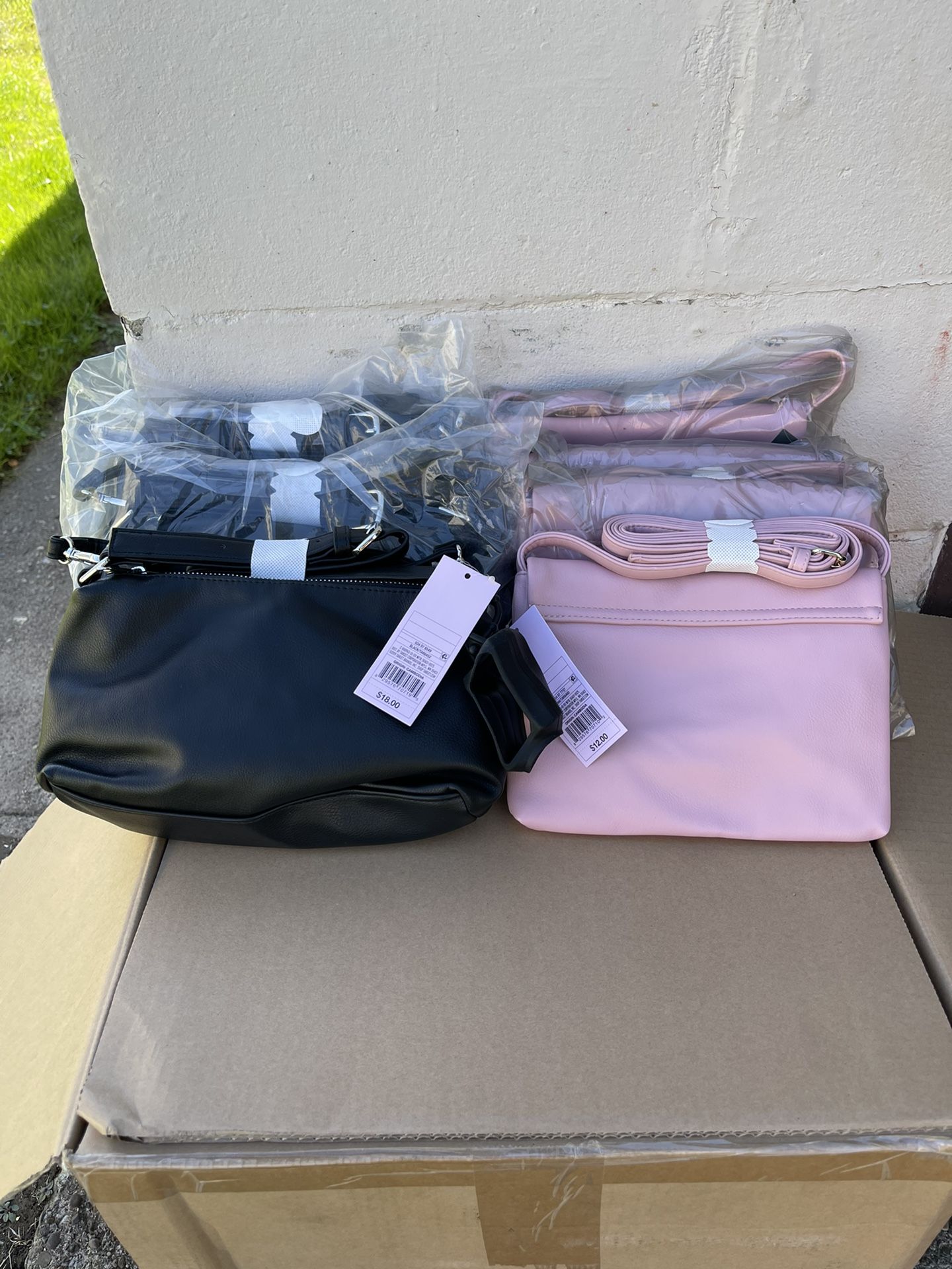 Pink/Black Purses