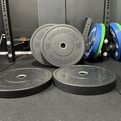 American Barbell Black LB Sport Bumper Plates
