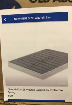 New King Box Spring