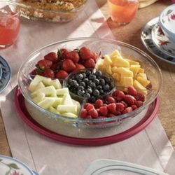 Princess House Chip N Dip Bowl 