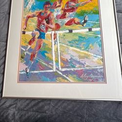 Leroy Neiman Track Art Print
