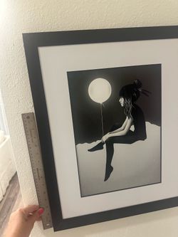 Picture: black & white young woman