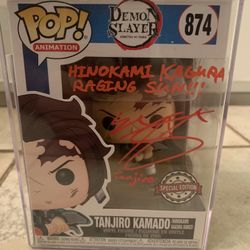 Tanjiro Signed Funko Pop