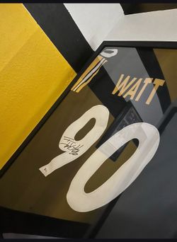 TJ Watt signed jeresey W/ Authentication