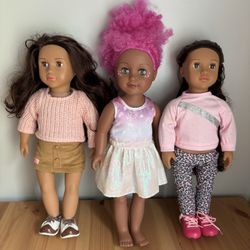 Our Generation 18” Doll Lot 