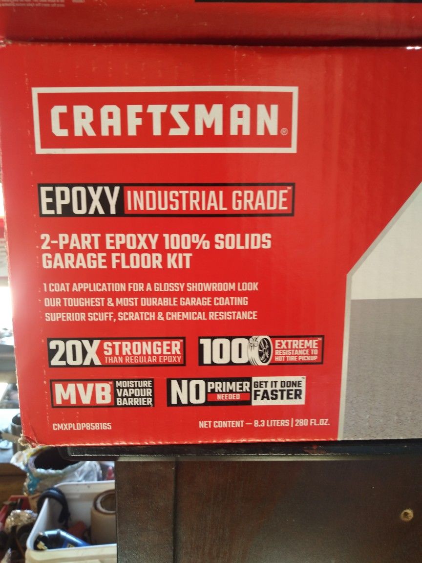 CRAFTSMAN EPOXY GARAGE FLOOR KIT