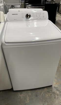 Samsung Top Load Washer – HE, Self Clean, White
