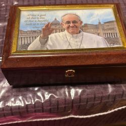 Pope Francis Music Box