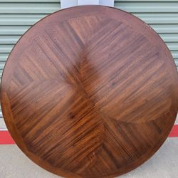 Round Wooden Dining Table – 48” (Used, With Legs & Hardware)
