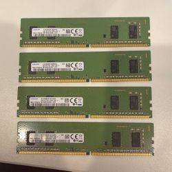 Samsung 4GB Ram X 4 Total 16 GB
