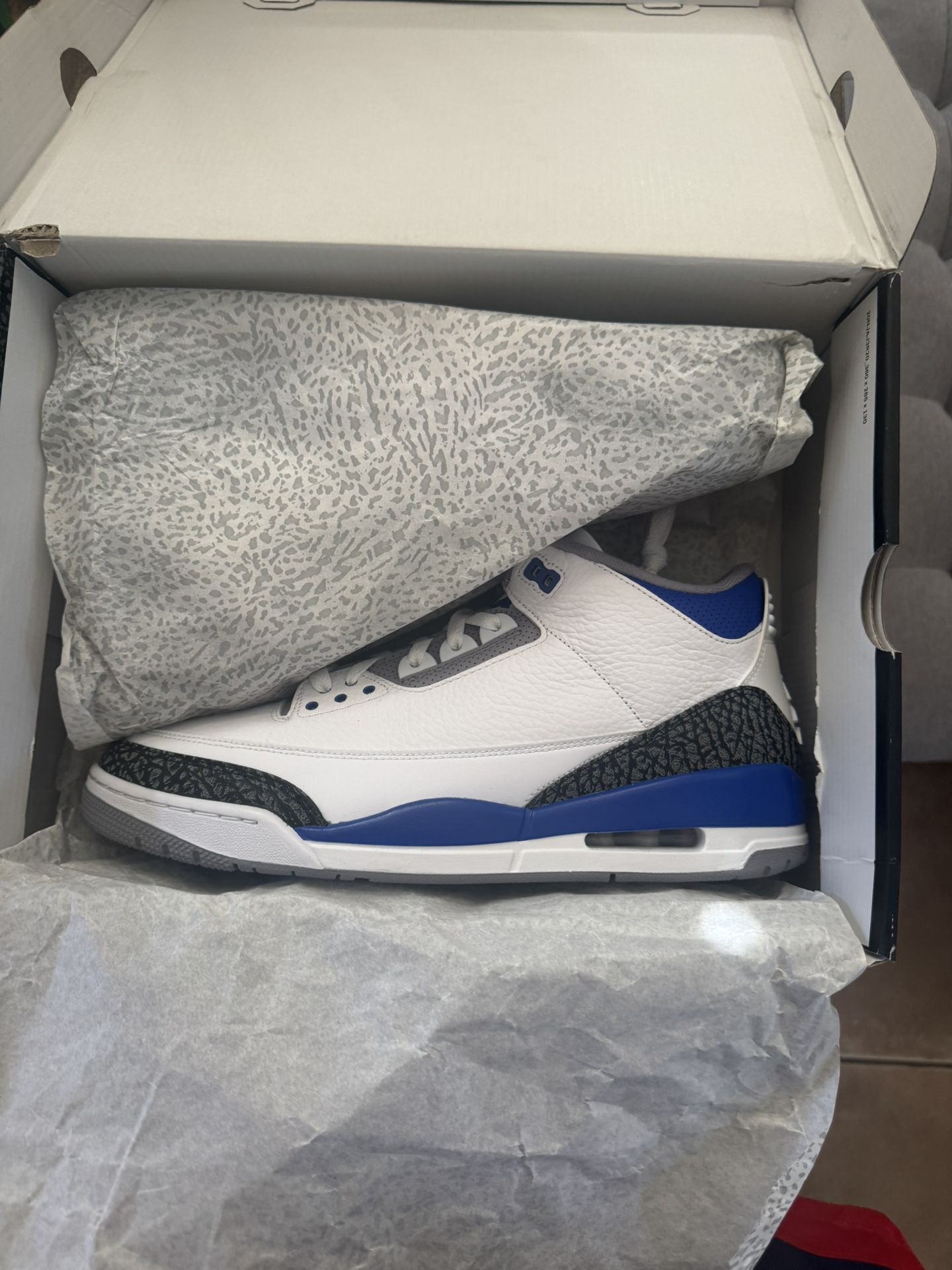 Jordan 3 Blue Racer Size 13