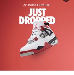 Jordan 4 fire red