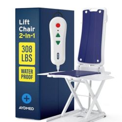 AYDMED 2-in-1 Lift Chair | Portable Cordless Rechargeable Electric Floor & Bath Chair Lift | Strong & Secure Engineering | Advanced Lifting Power with