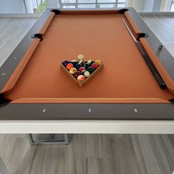 Pool Table Converts To Ping Pong Table Or Game Table 