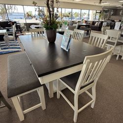 6 Pc Dining Table 