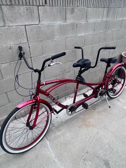 Tandem bicycle / two seater beach cruiser