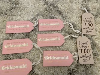 Bridesmaids tags