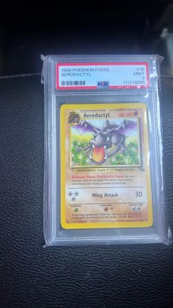 pokémon fossil aerodactyl mint psa 9