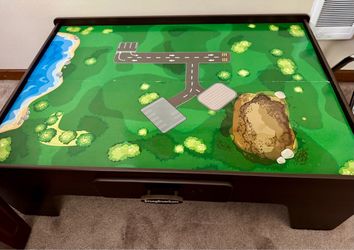 Kids Play table for trains, blocks, legos
