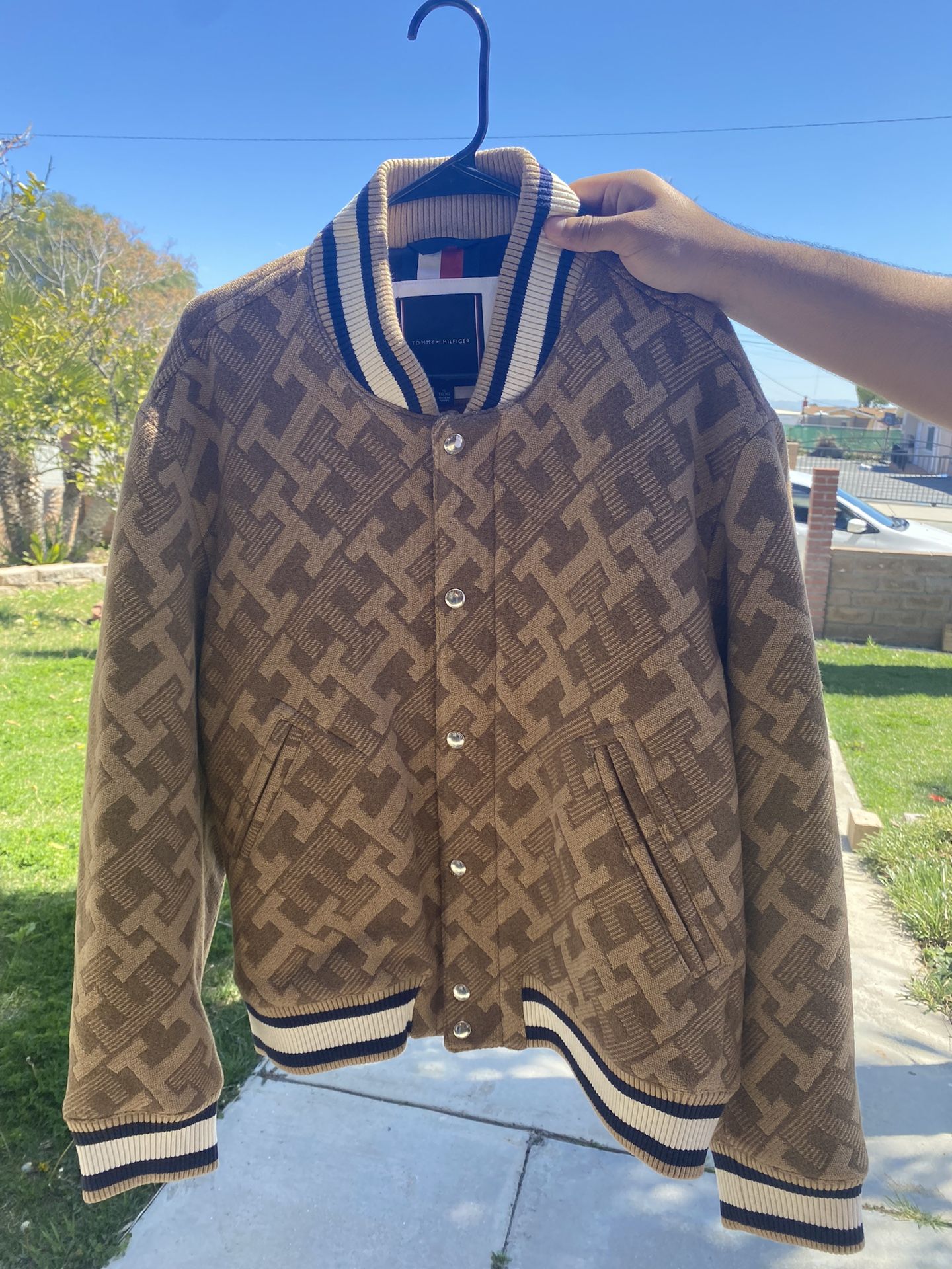 Tommy Hilfiger Monogram Wool Varsity Jacket