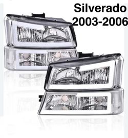 Chevy Silverado 2003-2006 Headlight and turf signals Set