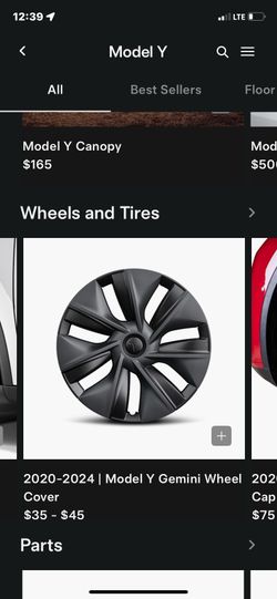 2020-2024 Gemini model Y wheel covers