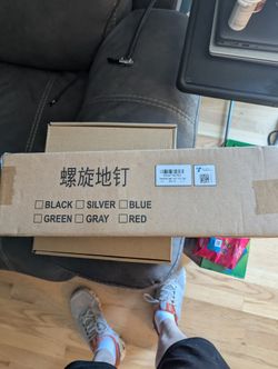 Heavy Duty Trampoline Anchor Kit New In Box Moving Sale Everything Goes!