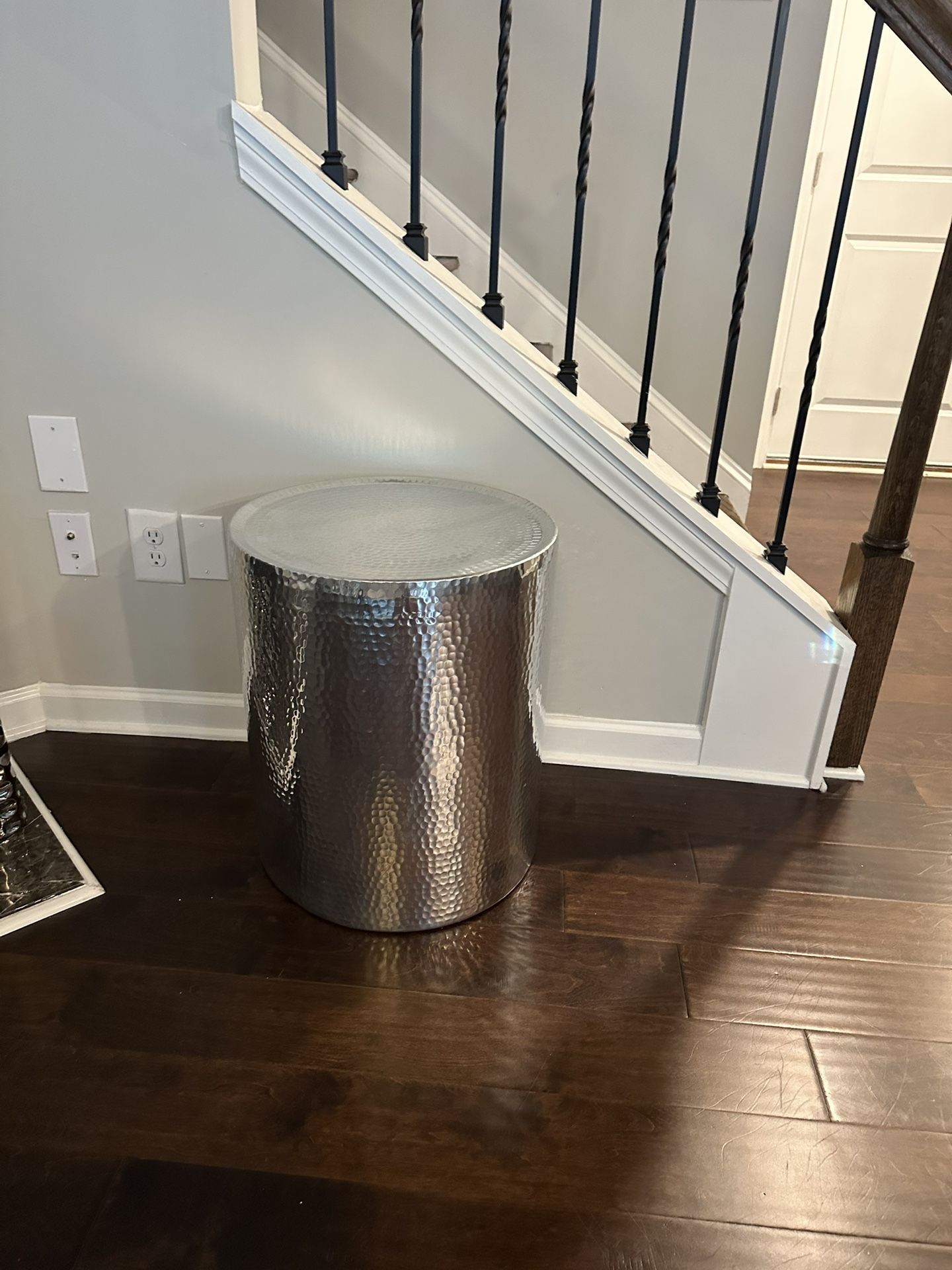Accent Table Silver