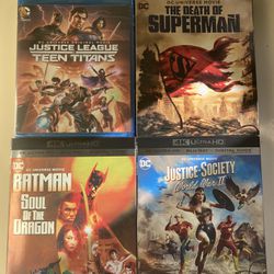 DC Comics Animated Movies Lot
