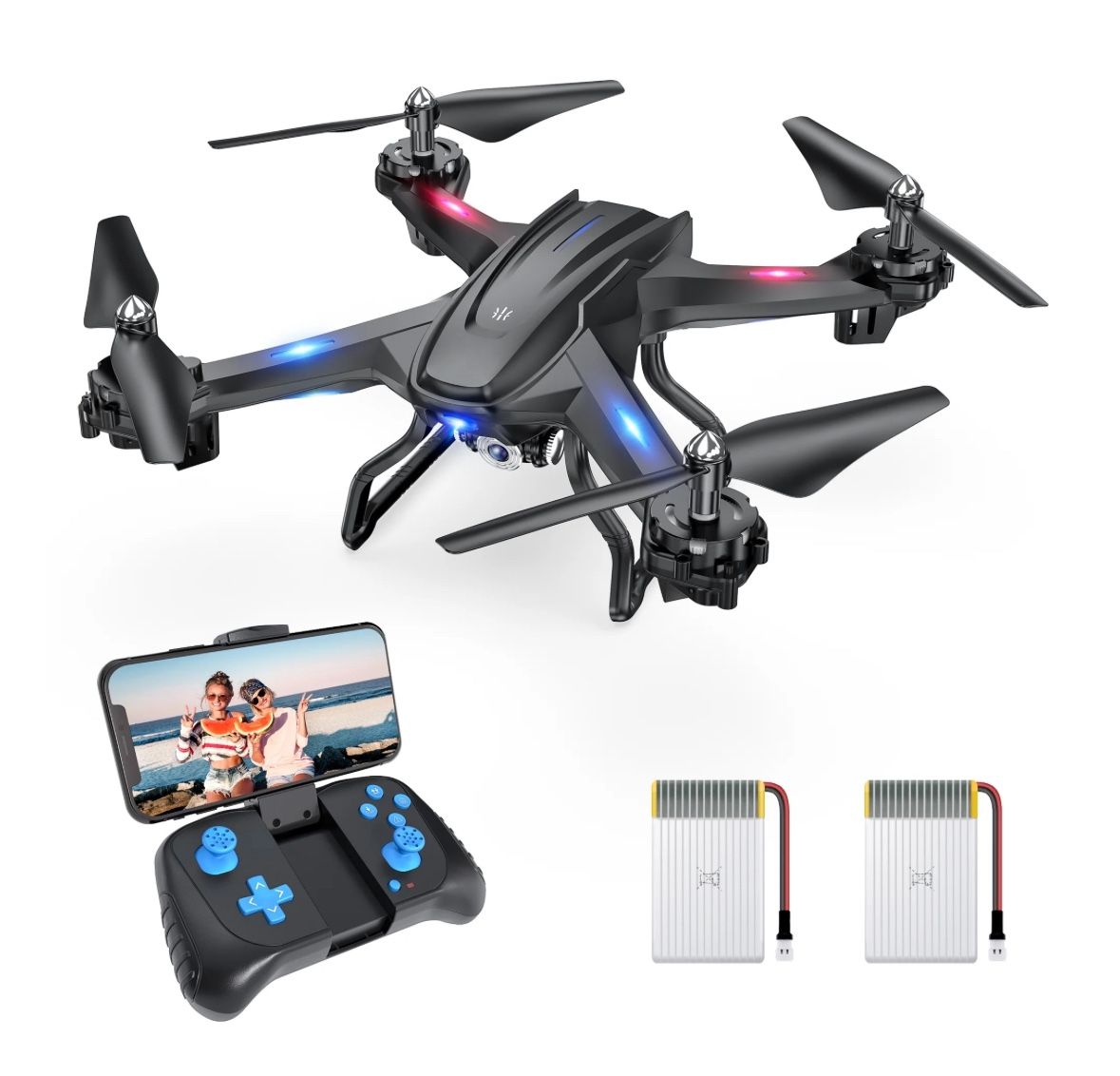 UranHub Black Drone with Camera