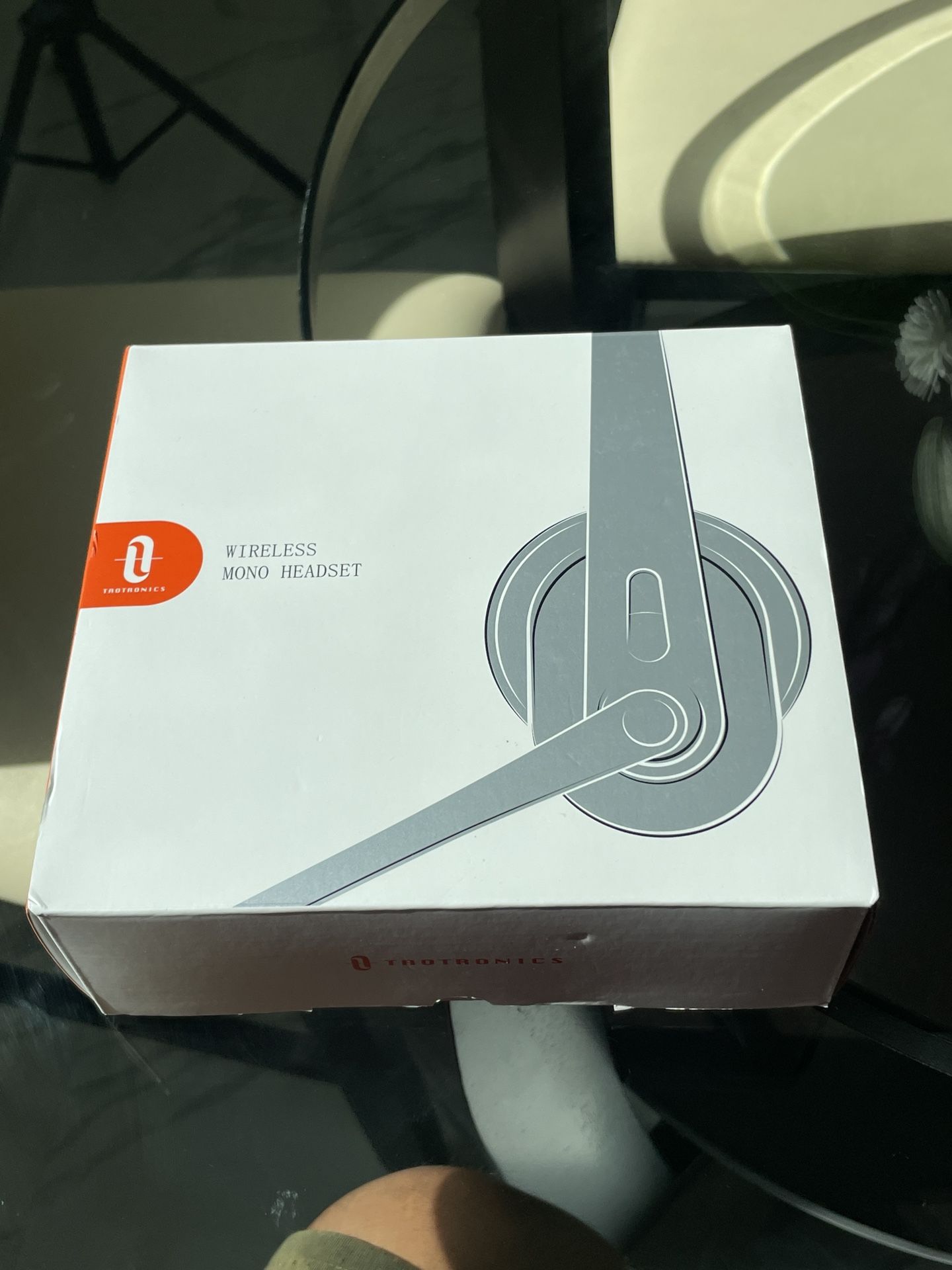 Trucker Bluetooth Headset with Microphone, Wireless Cell Phone Headset Noise Cancelling Mic, On Ear Bluetooth Headphones Bluetooth 5.0 34H for Home Of
