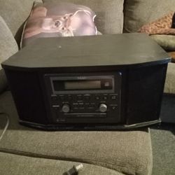 Teac Cd Am Fm Radio With A Record Player And Cassette Player