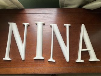 Letter decorations $5