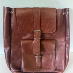Handmade Vintage Leather Backpack