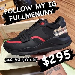 Burberry Sneakers Sz 40 New