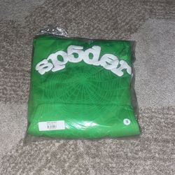 green spider hoodie