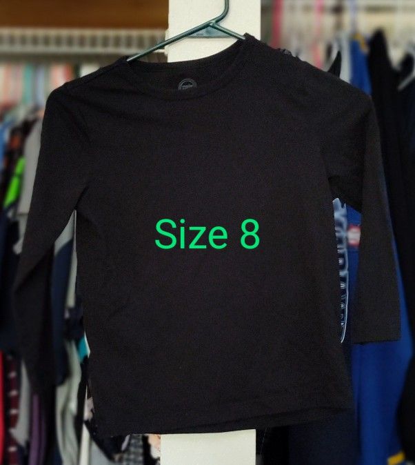 Size 8 Black Long Sleeve