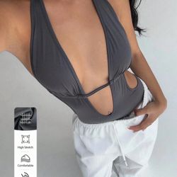 Grey Bodysuit 