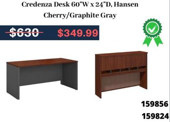 Desk with hutch