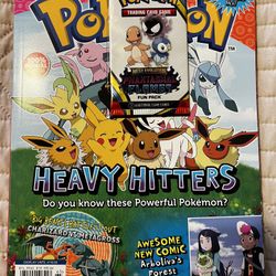 Pokémon Magazine With 1 Pack Of Cards