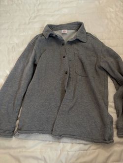Wonder Nation Boys Long Sleeve Terry Fleece Shacket