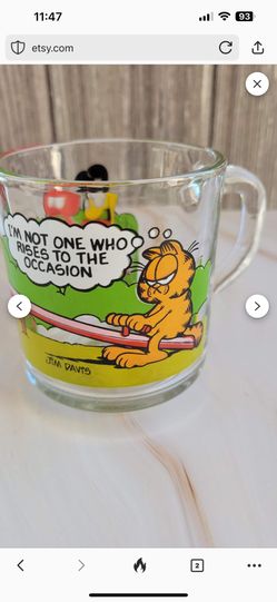 Vintage Garfield coffee mug McDonald’s