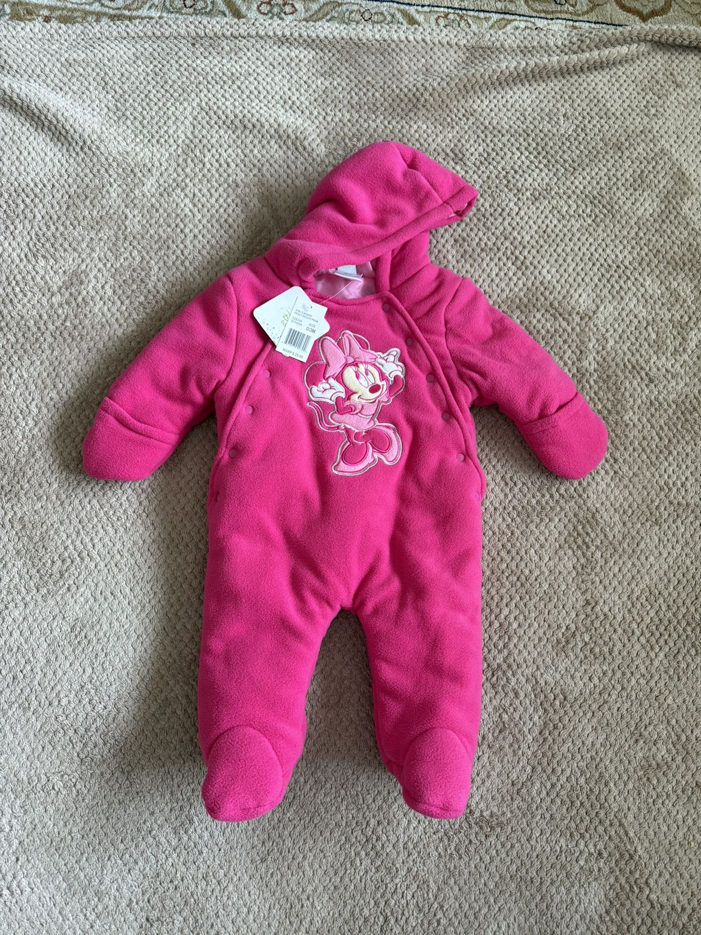 Baby Girl Pram/snow Suit 0/3 Months