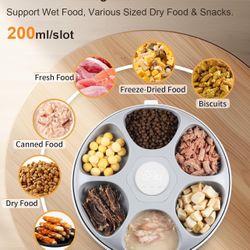 Automatic Cat Feeder Cordless