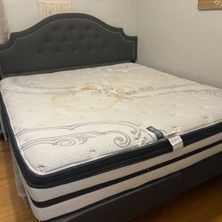 King Bed Frame And Beauty Rest Mattress