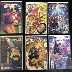 The Unbelievable GwenPool #0, 1-5 (First Printings)