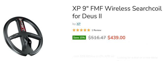 XP Deus 2  9”Coil