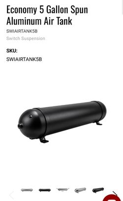 5 gallon aluminum air tank